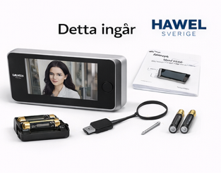 Digitalt dörröga med skärm – HAWEL HT-DM32S - Bild 5